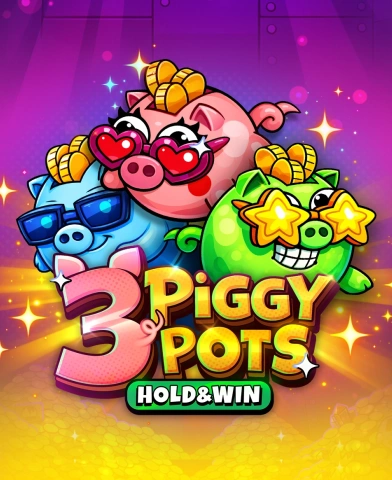 3 Piggy Pots