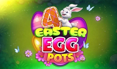 4 Easter Eggs Pots