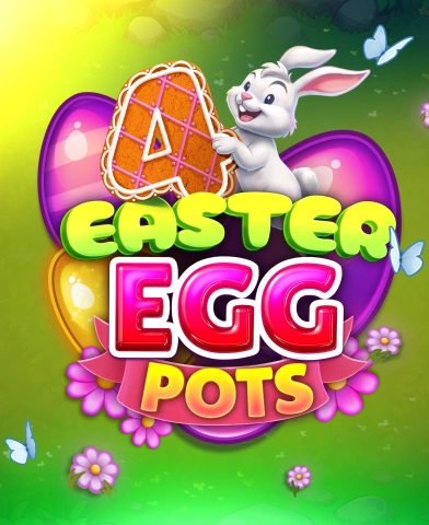 4 Easter Eggs Pots