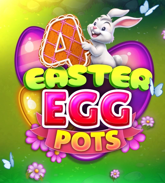 4 Easter Eggs Pots