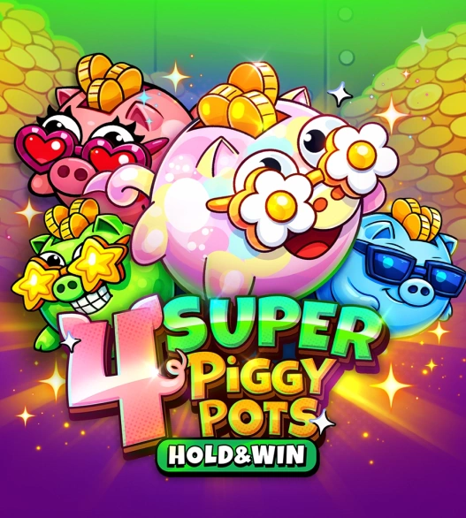 4 super piggy pots